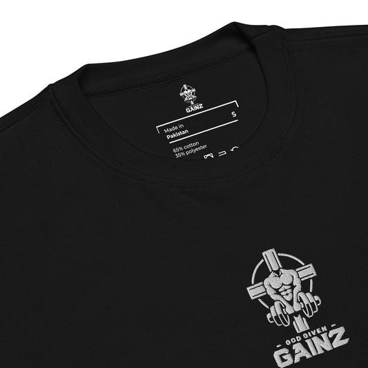God Given Gainz Premium Embroidered Sweatshirt – Christian Gymwear