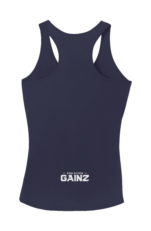 God Is Within Her | Racerback Tank – Psalm 46:5