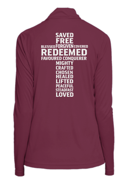 Redeemed Performance Quarter-Zip – Women's Christian Activewear